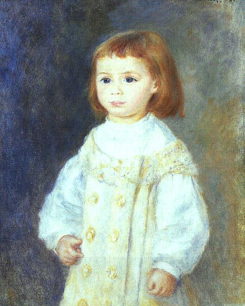 Pierre Renoir Child in White China oil painting art